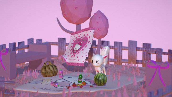 Birthday Picnic<3 3D Model