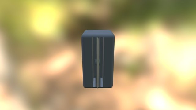 Thor's Hammer Pizza Cutter 3D Model