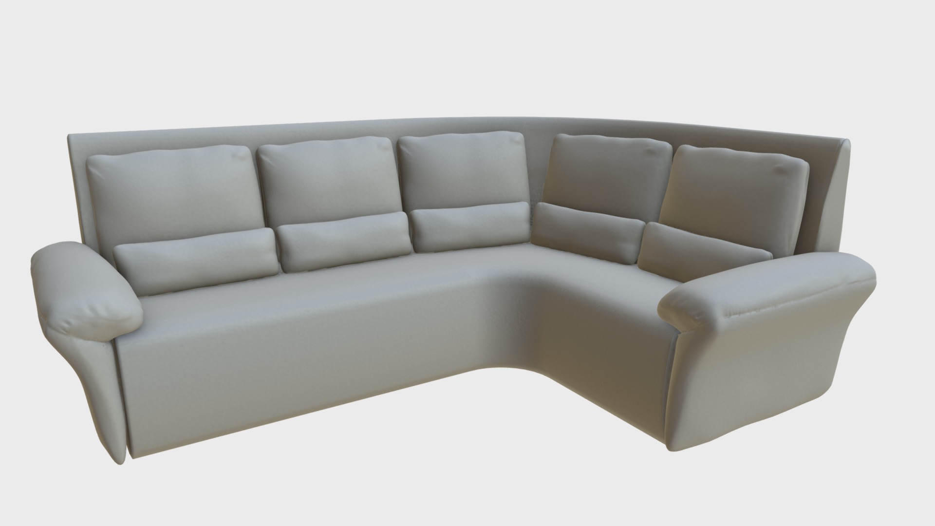 3D model Couch, Sofa 4 - This is a 3D model of the Couch, Sofa 4. The 3D model is about a couch with a white background.