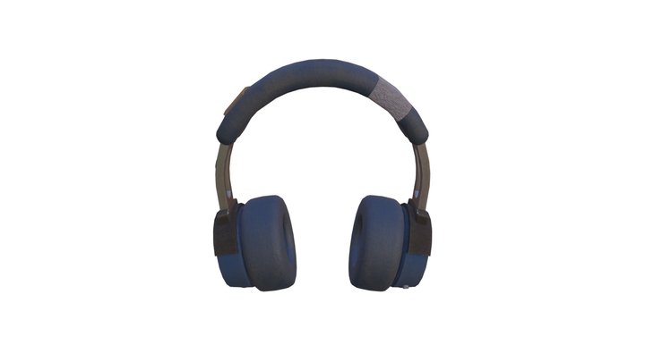 Old Headphones 3D Model