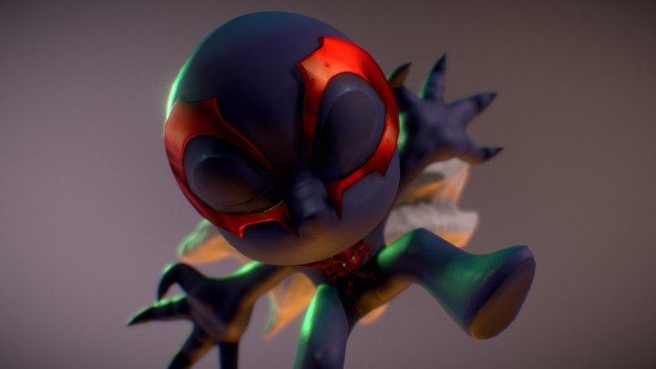 Spiderman 2099 (Marvel Mighty-Verse) 3D Model