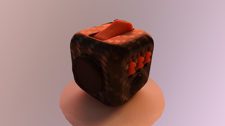 Fidget Cube Test 3D Model