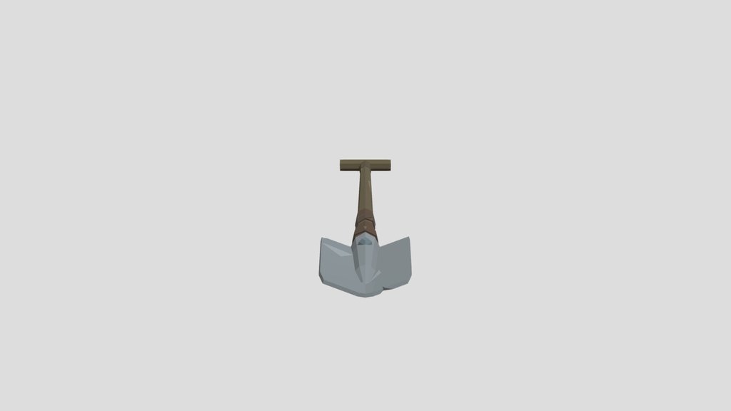 Lowpoly Shovel
