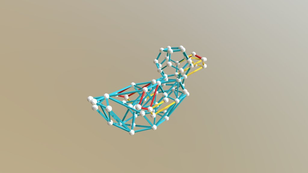 70 143 1 Zome Duck - 3D model by Zometool [5c1ce49] - Sketchfab