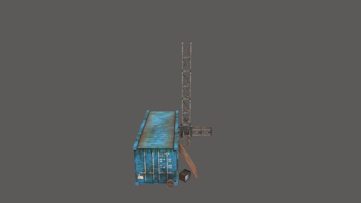 RUSTBORN - Texture 2 More detailed props 3D Model