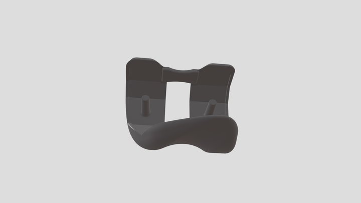 Componente Femoral Rodilla 3D Model