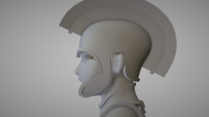 Stylized Paladin Character 3D Model