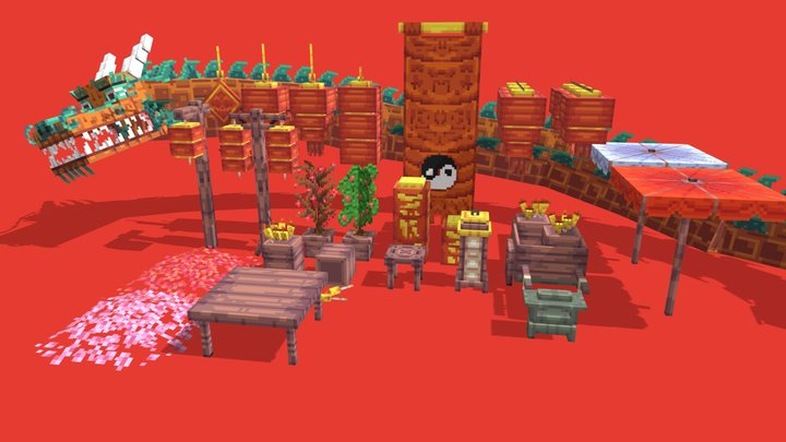 Furniture - Lunar New Year 3D Model