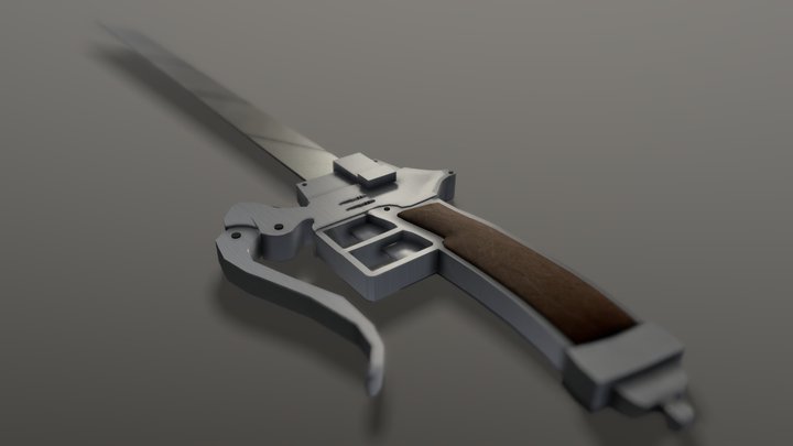 AOT | Ultrahard steel | Anti-Titan Sword 3D Model