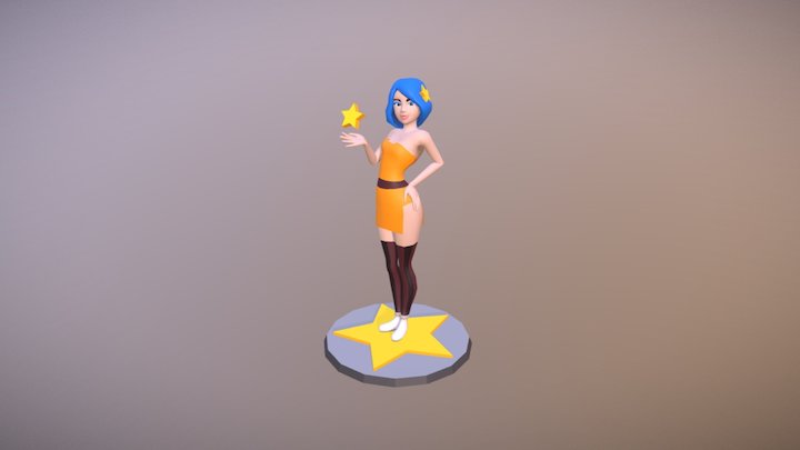 StarGirl 3D Model