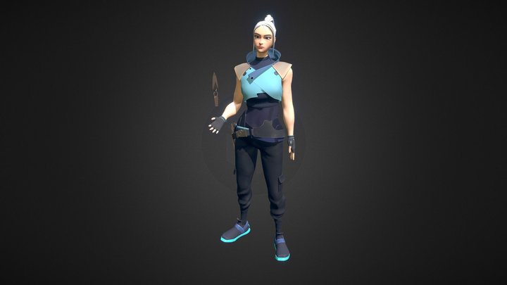 VALORANT Jett - Rachel Chew 3D Model