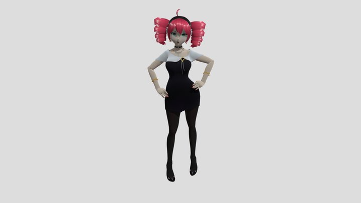 Charlie Rose - vRoid Model - Static Statue - 001