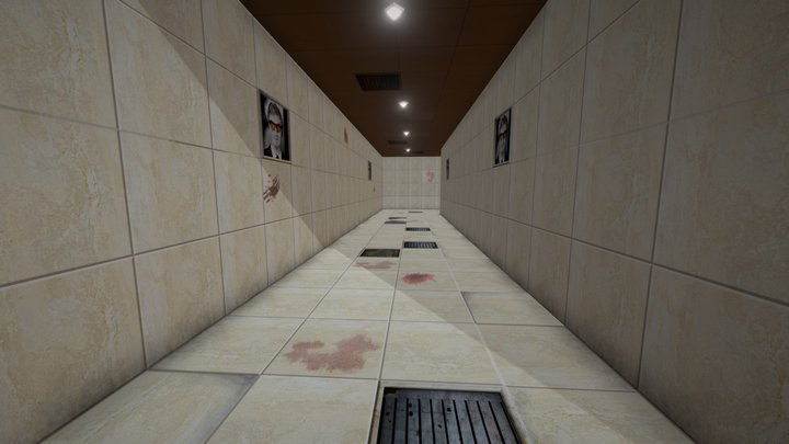 SM Corridor Textured 3D Model