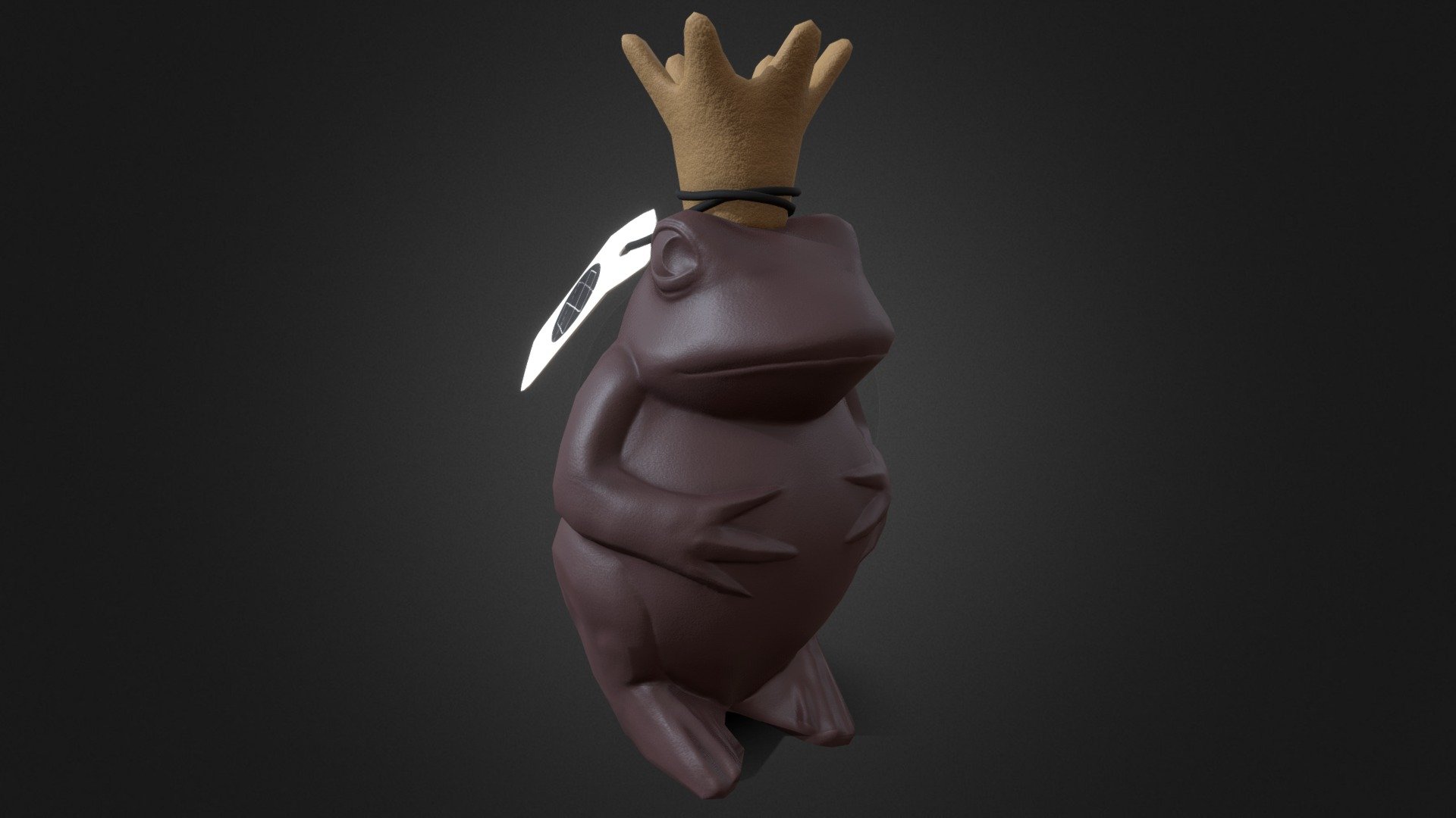 Garden Frog Statue — Sketchfab embed 3D viewer