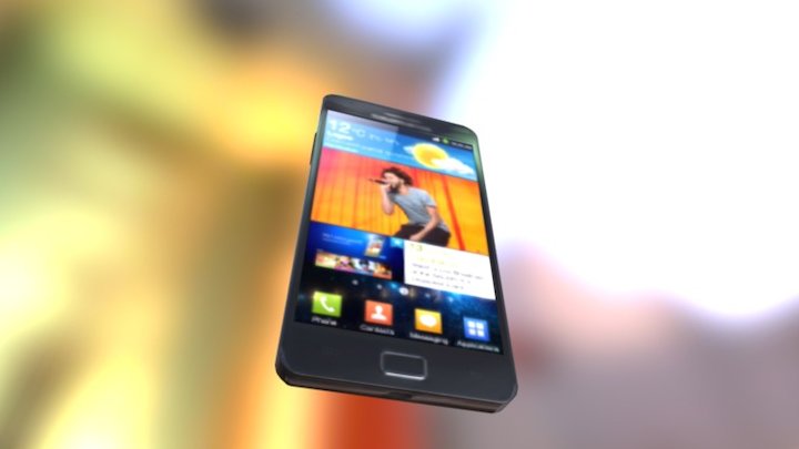 SAMSUNG Galaxy S II 3D Model