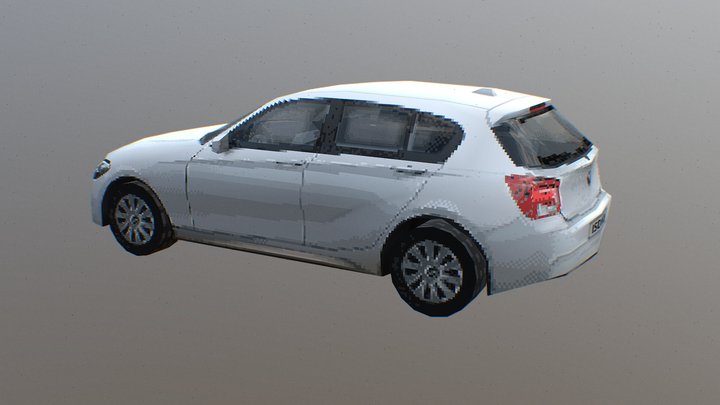 BMW 1er F20 lowpoly 3D Model