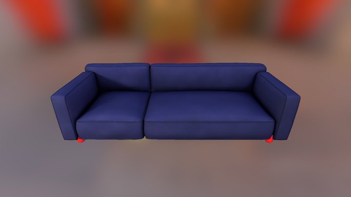 Knoll_Barber_Osgerby_Sofa_Product_model 3D Model