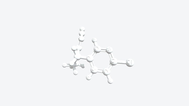 Thiacloprid 3D Molecular Model — CAS 111988-49-9