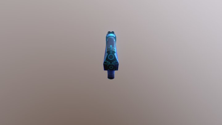 Desert Eagle Overdrive CS GO Skin 3D Model