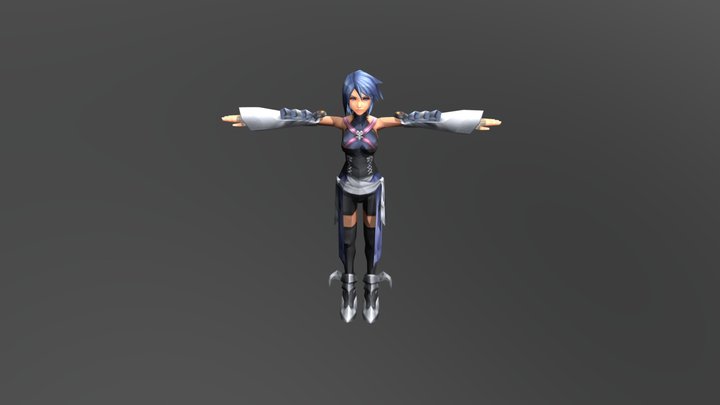 Kingdom Hearts - Aqua (1) 3D Model