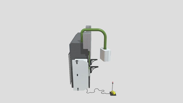 Press Brake Machine 3D Model