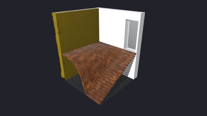 Modern Staircase 3D Model