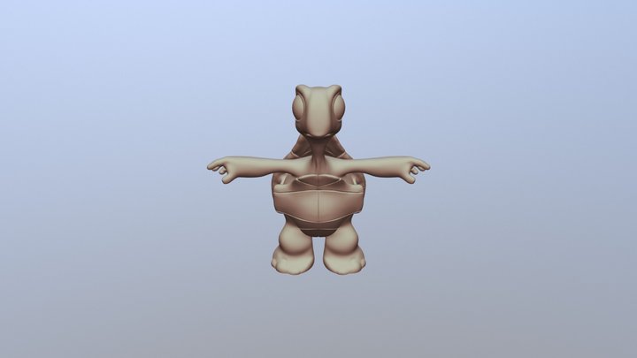 Turtle Sculpt for School 3D Model