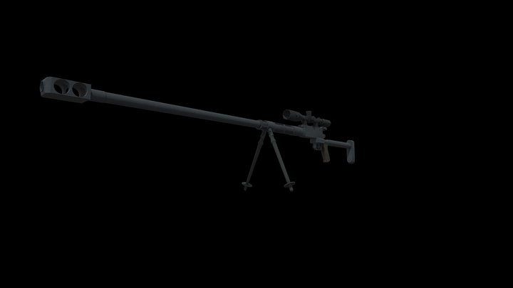 "Manda" Anti-Materiel Rifle – Free 3D Model STL