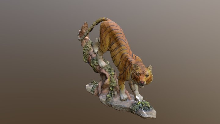 Tiger - Beast on the Hunt 3D Model