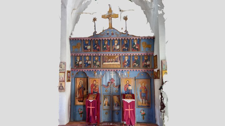 Црни Врх иконостас 3D Model