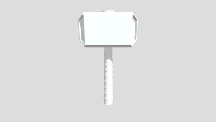 Basic Mjolnir model 3D Model