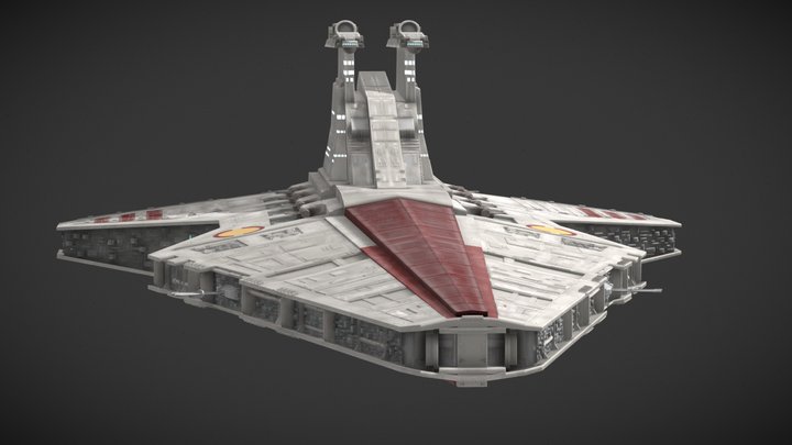 Venator-Class Star Destroyer 3D Model