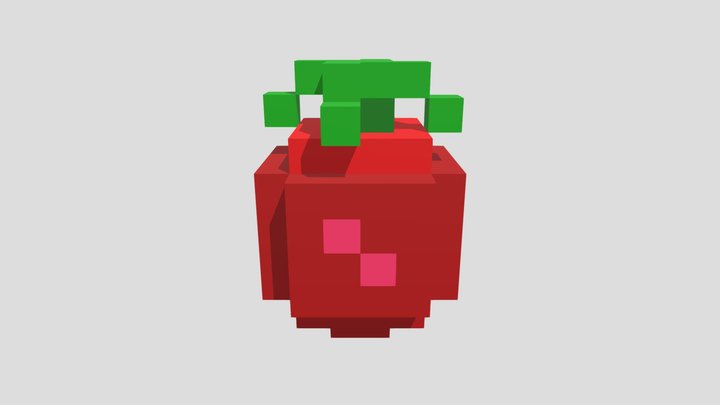 Strawberry from Celeste (Voxel) 3D Model