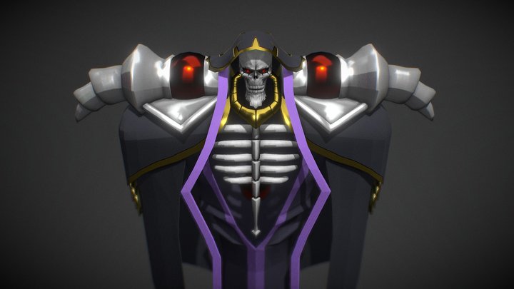 OVERLORD Ainz Ooal Gown 3D Model
