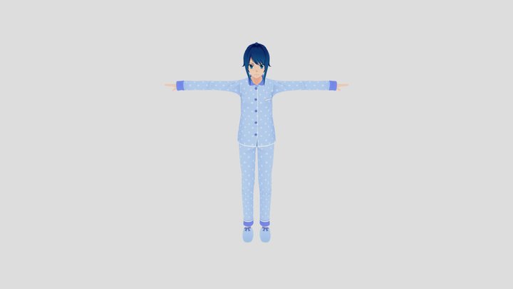 Aoi's pajama 3D Model