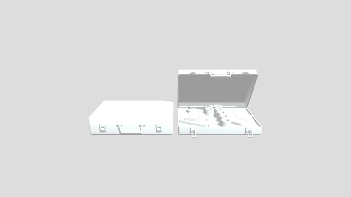 Case-with-money-low-poly 3D Model