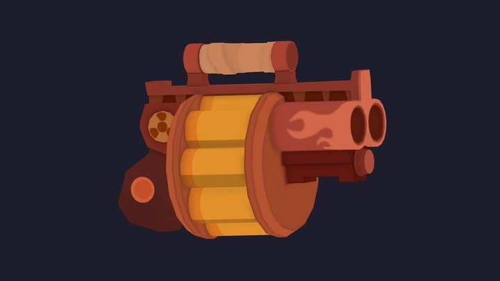 Grenade launcher/Гранатомёт🔥 3D Model