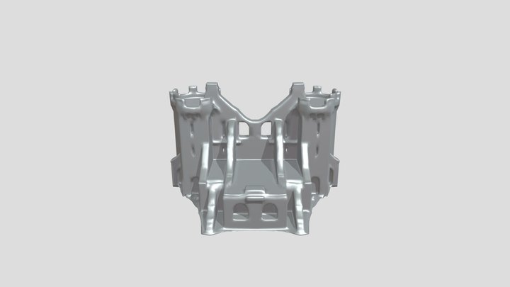 Medieval stone castle ruins 3D Model