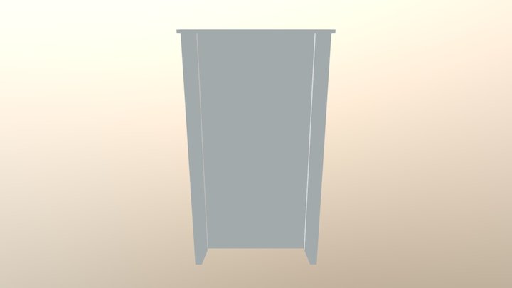 Trash Can Holder 3D Model