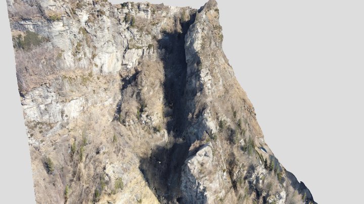 Rock tower on Campodolcino 3D Model