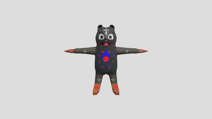 chibi character animal 3D Model