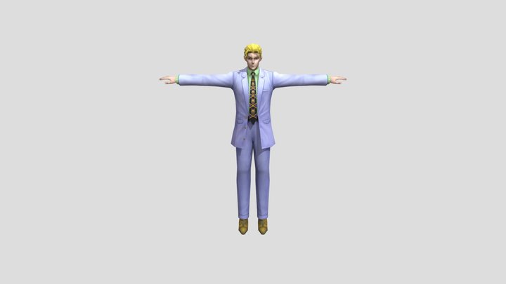 Jojos Bizarre Adventure- Yoshikage Kira 3D Model
