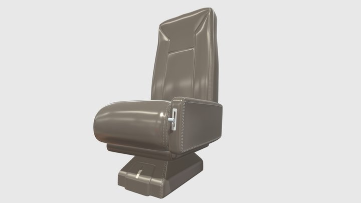 Airplane Seat 3D Model