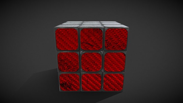 Rubiks Cube 3D Model