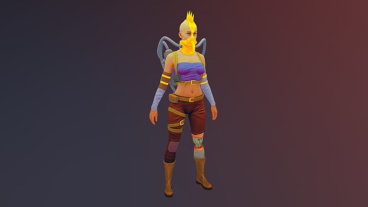 Wasteland Ranged 3D Model