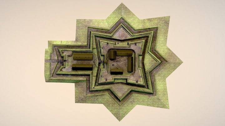 Přestavba Velké šance z let 1663-1664 3D Model