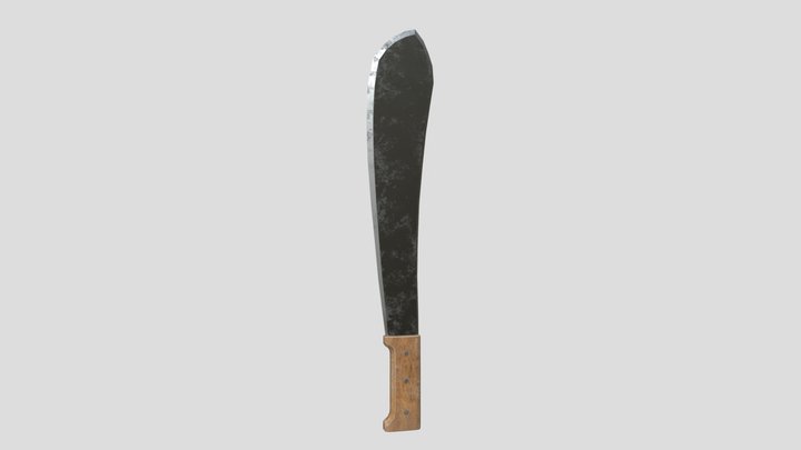 machete 3D Model
