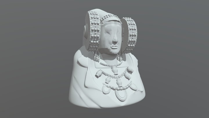 Dama De Elche 3D Model