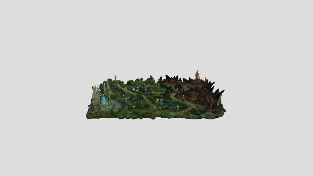 Verdant Rift: Forest and Fire