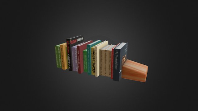 Books 3D Model